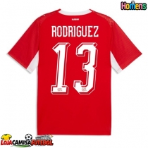 Camisa de Futebol Suíça Ricardo Rodriguez #13 Equipamento Principal Mundo 2026 Manga Curta